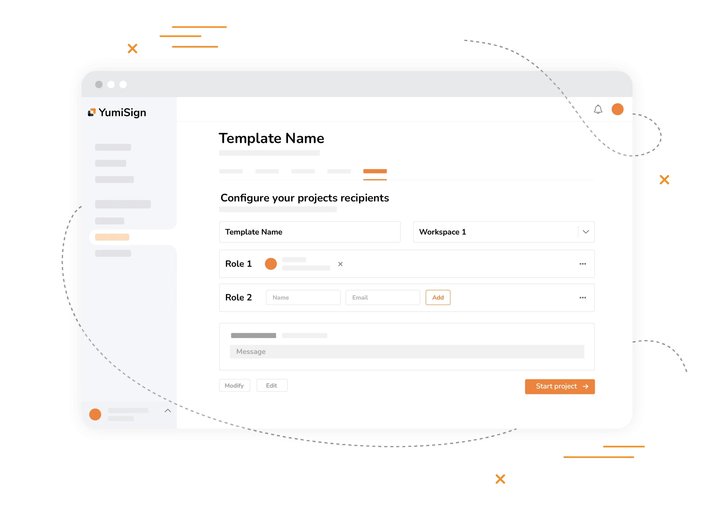 YumiSign - Générateur de signature avec espaces de travail personnels