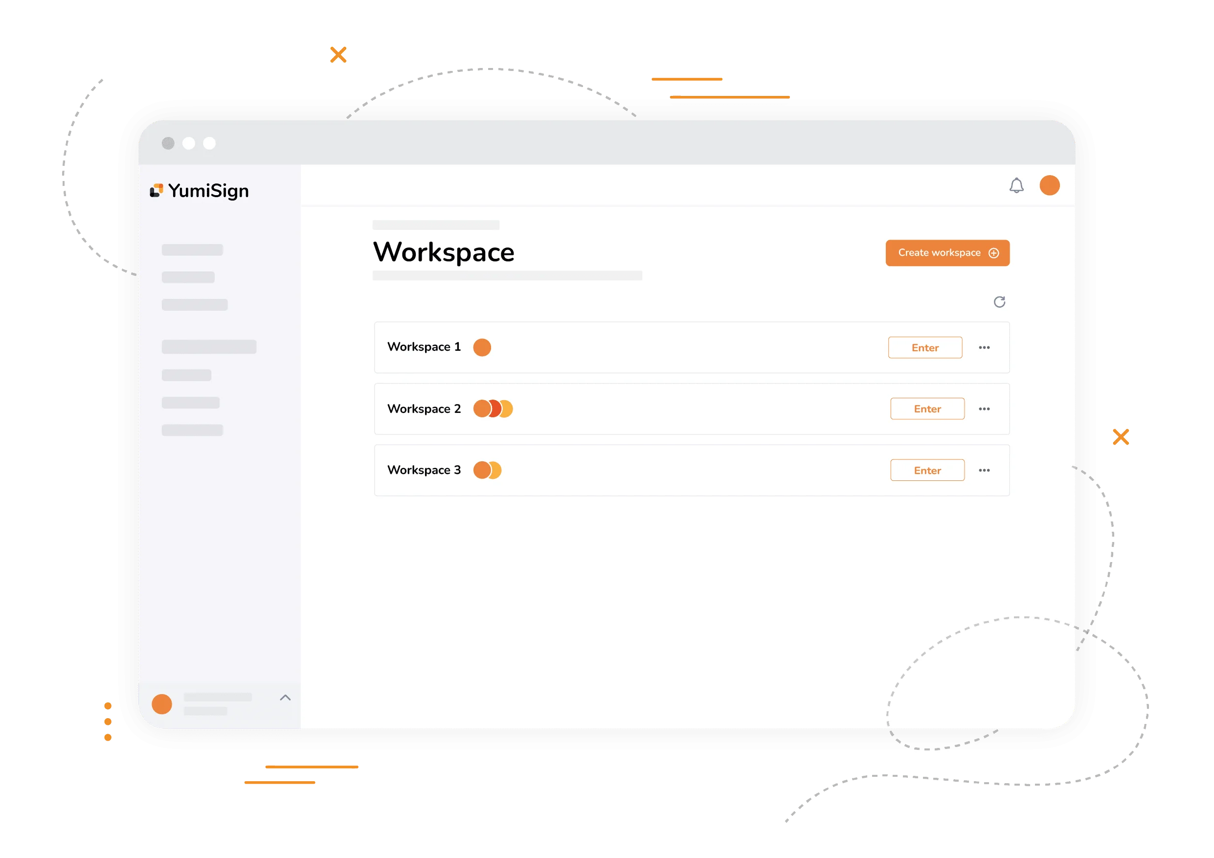 YumiSign - Générateur de signature avec espaces de travail personnels