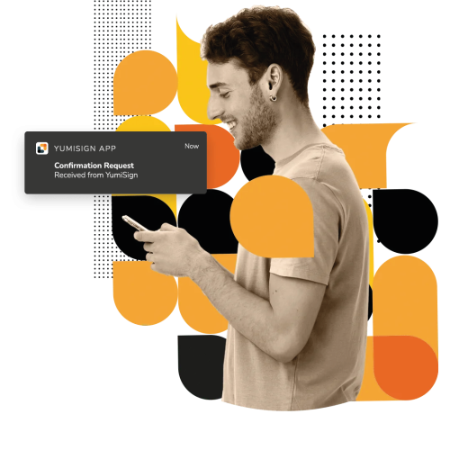 YumiSign has integrated the eIDAS regulation to offer you all types of signatures.