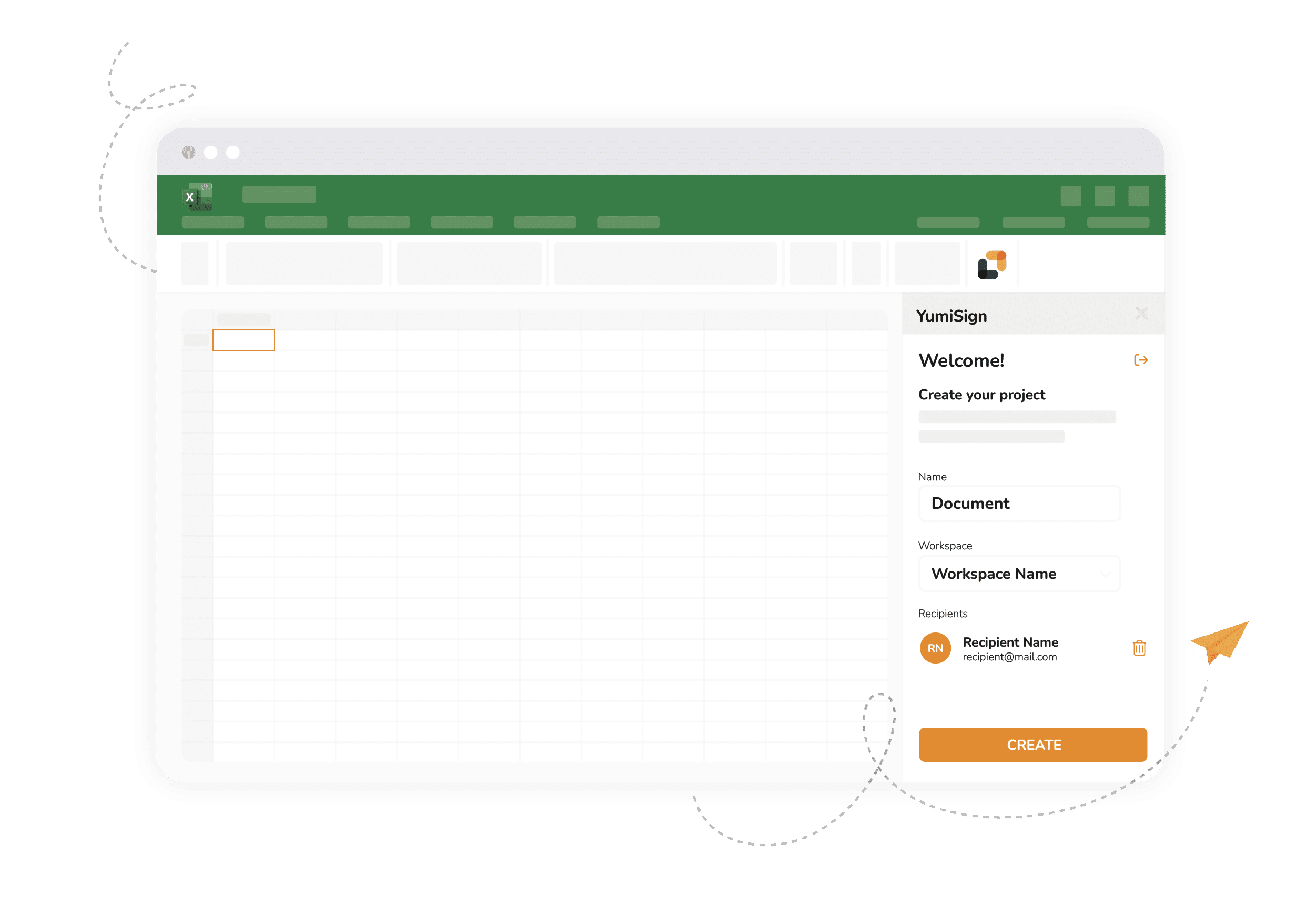 Integración Excel-YumiSign
