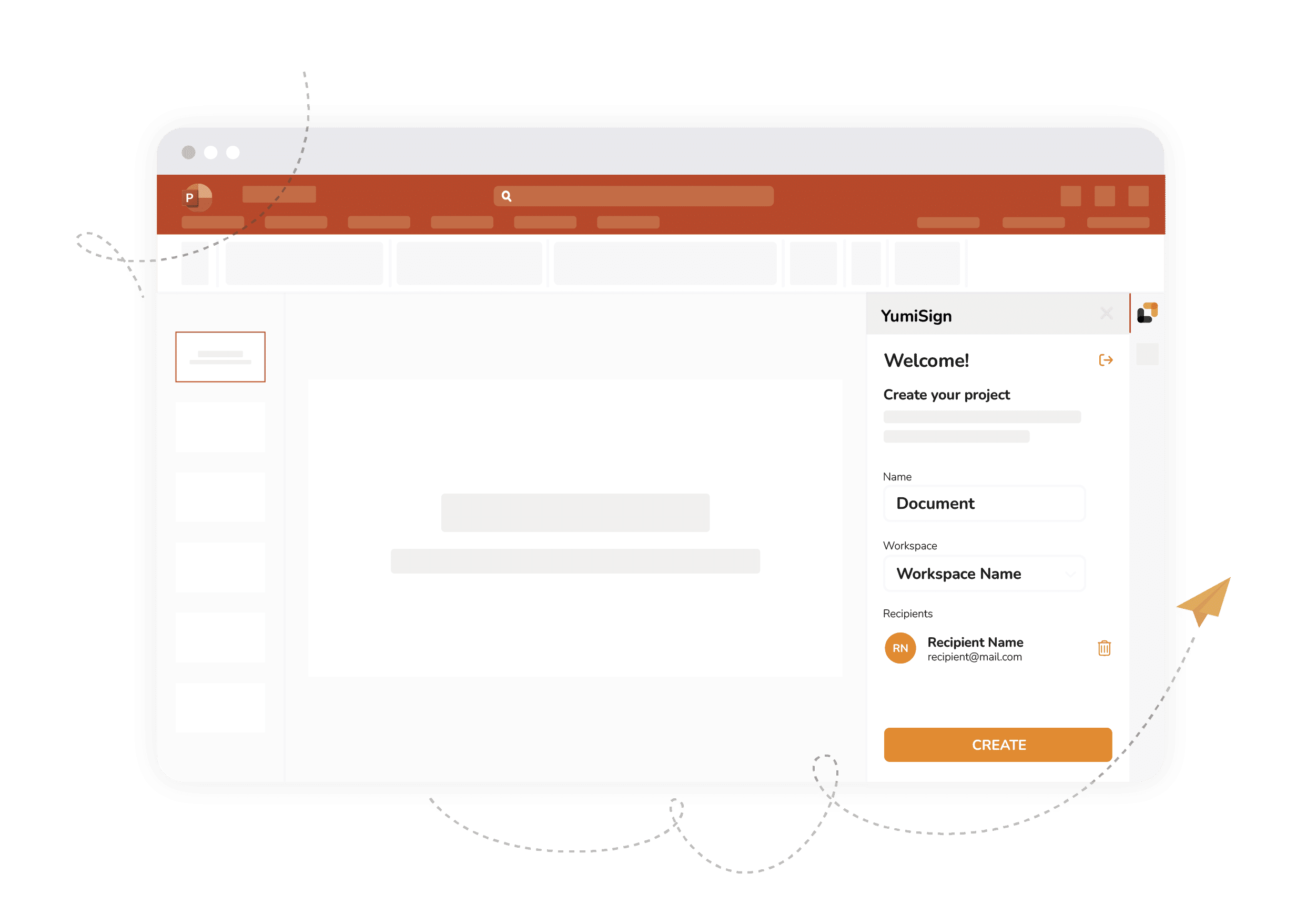 Powerpoint-YumiSign-Integración